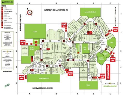 carrefour laval store map.